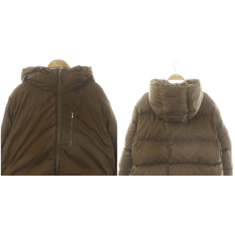 【中古】セオリー FEATHER WEIGHT POL REV PUFFER J ダウンジャケット リバーシブル S ダークブラウン レディース theory（セオリー） Theory FEATHER WEIGHT POL REV PUFFER J ダウン