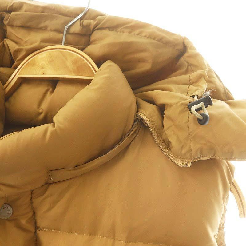 ジムフレックス Gymphlex フーディダウンベスト ジップアップ 茶