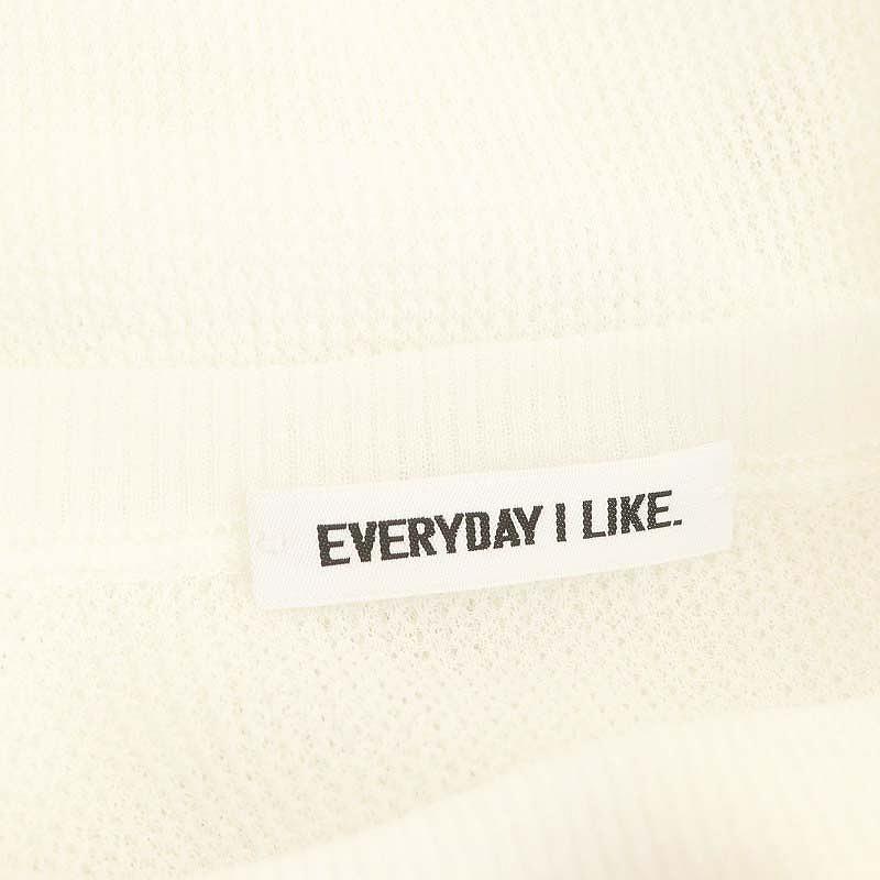 ドゥーズィエムクラス エブリデイアイライク 24SS Sheer ワッフルT EVERYDAY I LIKE. tシャツ * New シアーワッフルTシャツ レディース