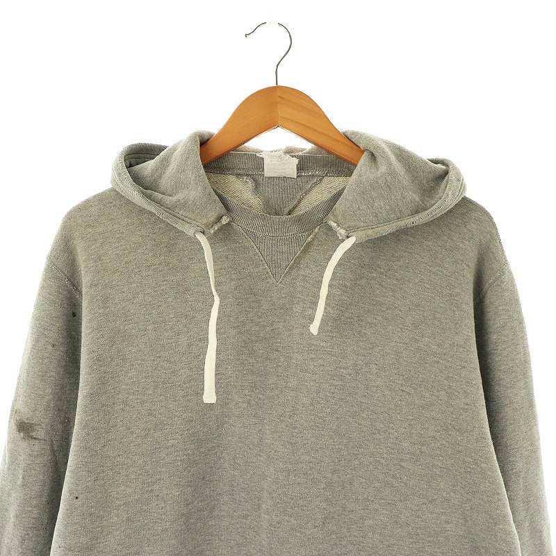 ループウィラー LOOPWHEELER 加工プルオーバースウェットパーカー 長袖  