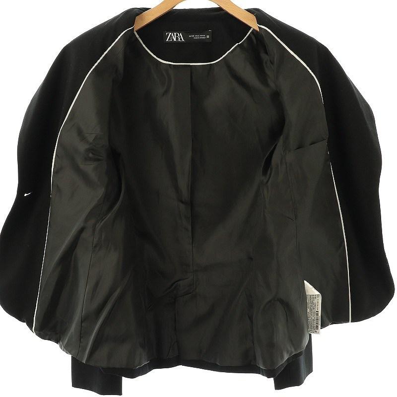 ZARA ザラ テーラードジャケット シングル EUR34 ブラック /DF