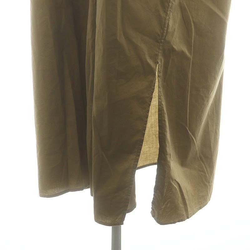 イエナ IENA 24AW ハイカウントツイル シャツワンピ ワンピース ロング 