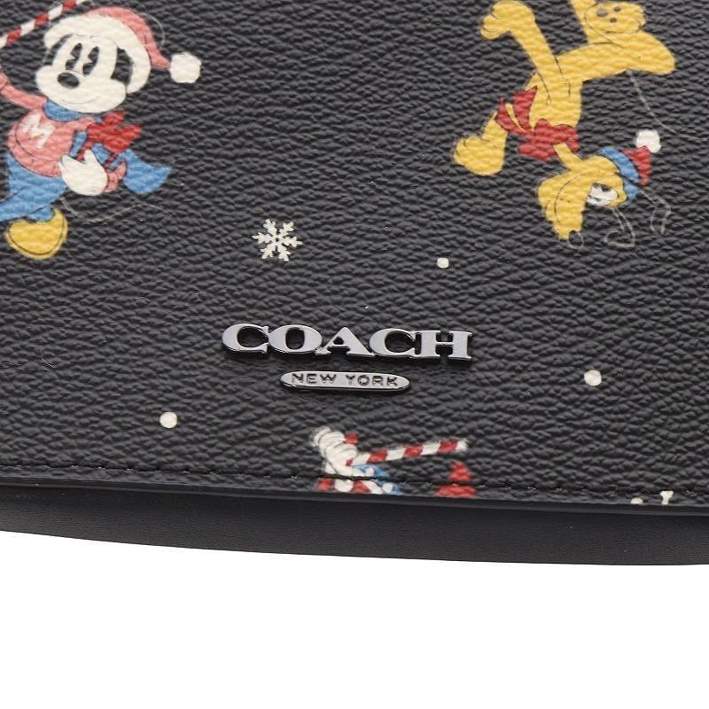 COACH（コーチ） COACH Disney Lジップ キー ケース ホリデイ プリント