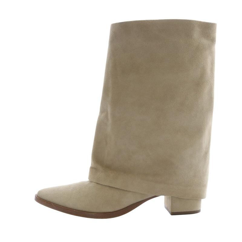 ブレンタ BRENTA ミディアムブーツミドル スエード ポインテッド