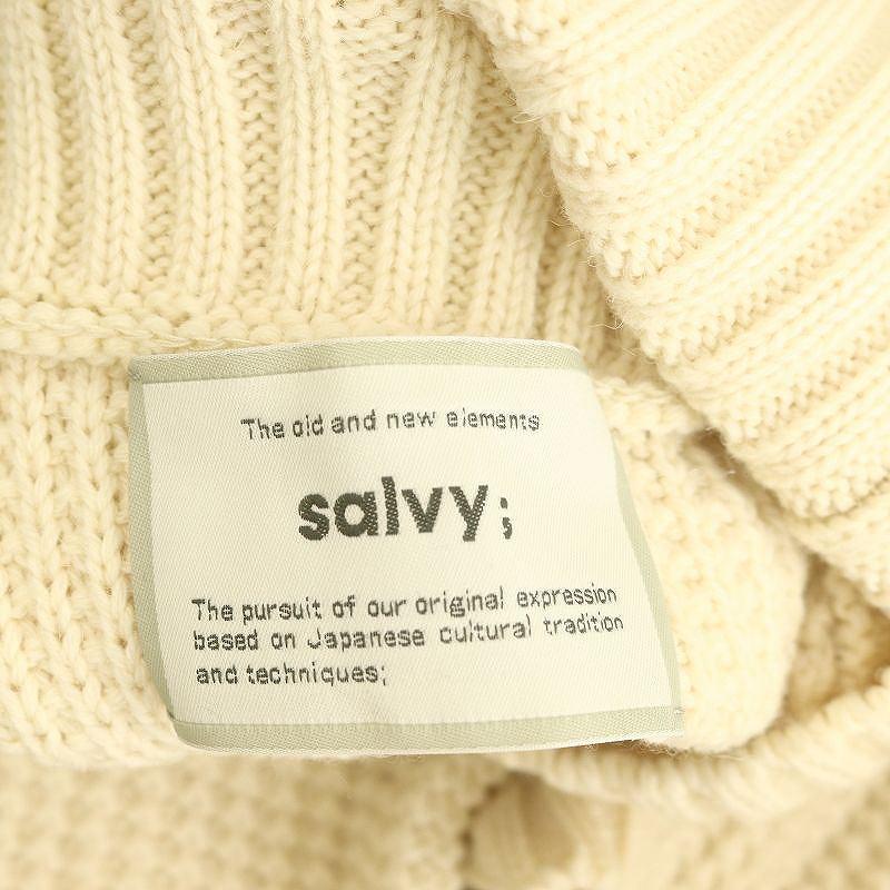 サヴィー salvy; OVERSIZED TURTLE NECK SWEATER ニット セーター 