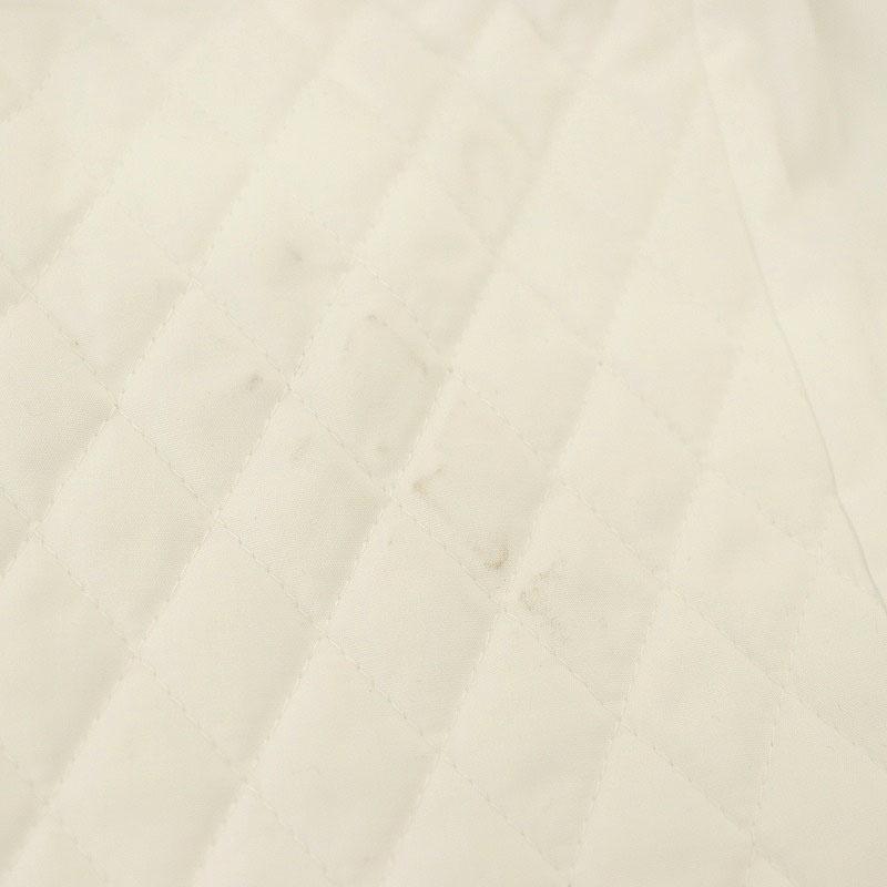 【中古】ロージーモンスター Rosy Monster チュール キルティングシャツワンピース 膝丈 中綿 S ホワイト /HK ■OS ロージーモンスター Rosy Monster チュール キルティングシャツ