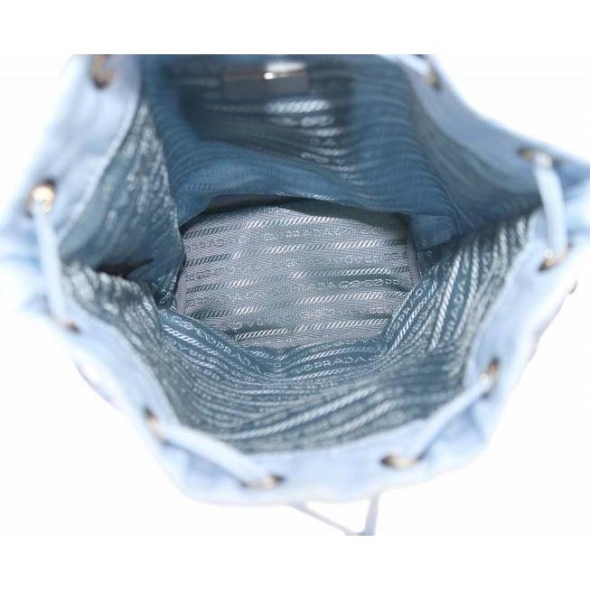 PRADA プラダ Re-Nylon ポーチ 巾着 三角トライアングルロゴ ライト