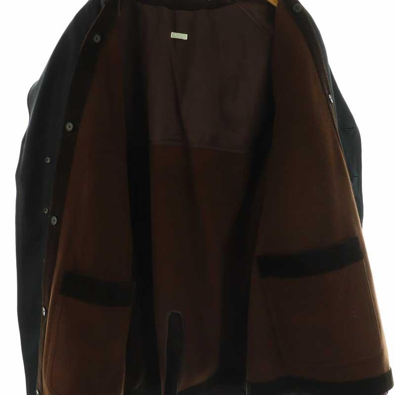 アプレッセ A.PRESSE 24SS Lining Detachable Silk Coat ライナー付き ショールカラーコート アウター シルク 2 紺 ネイビーの画像