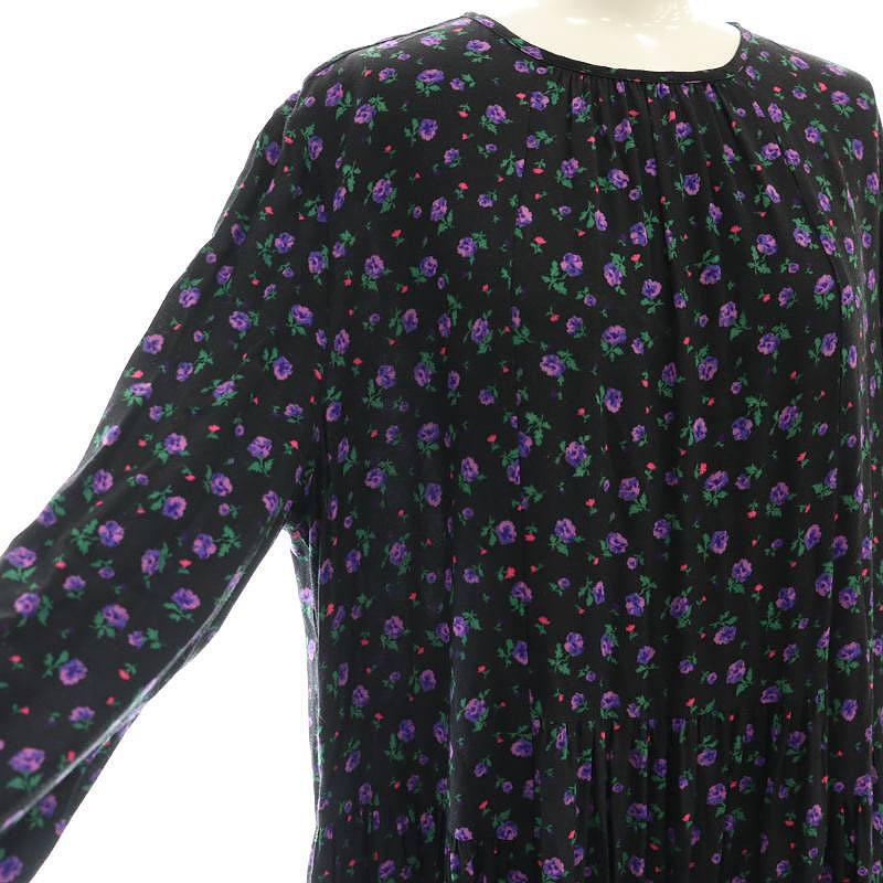 シンゾーン Shinzone 23AW PURPLE FLOWER DRESS ドレス ワンピース 花