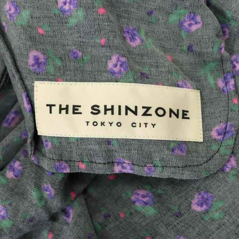 シンゾーン Shinzone 23AW PURPLE FLOWER DRESS ドレス ワンピース 花