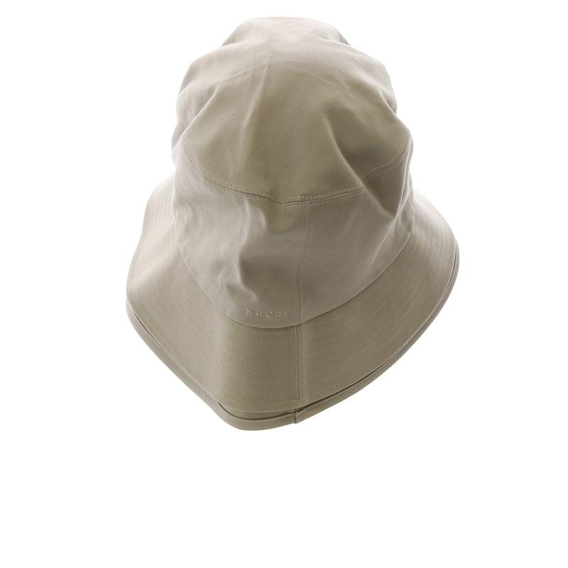 サカイ sacai コットンツイル バケットハット 帽子 べージュ 22-0414S