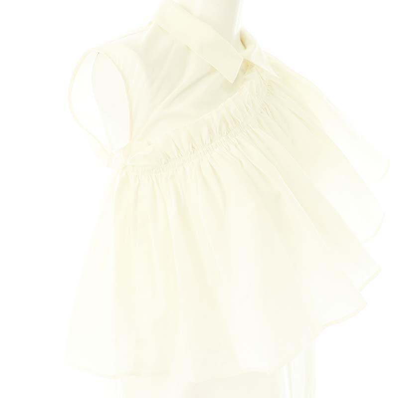 roughlow ブラウス白