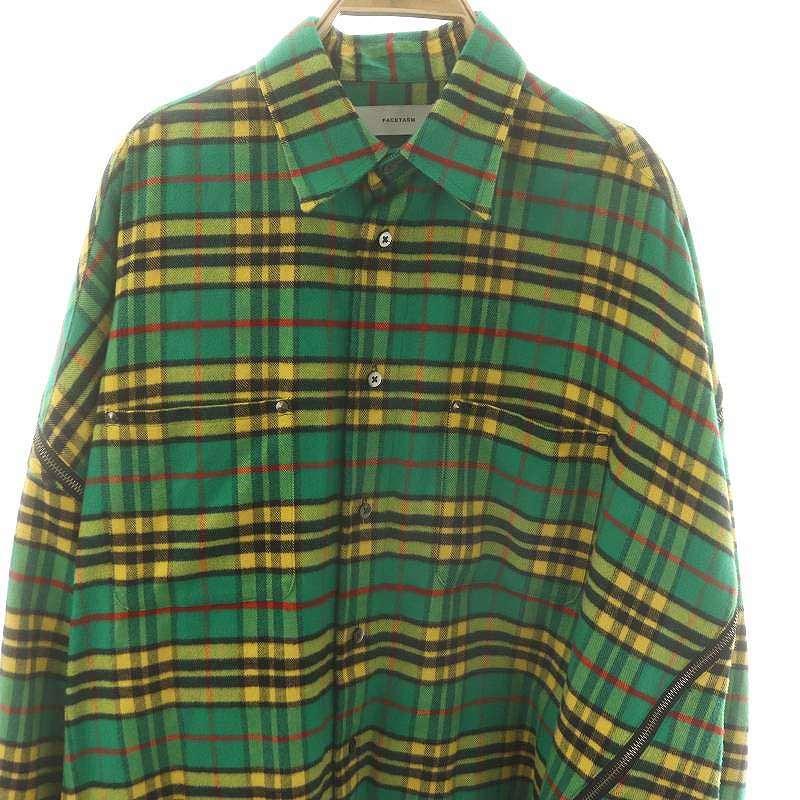 FACETASM（ファセッタズム）　レイヤードベスト　4（Mサイズ） カーキ FACETASM（ファセッタズム） レイヤードベスト 4（Mサイズ