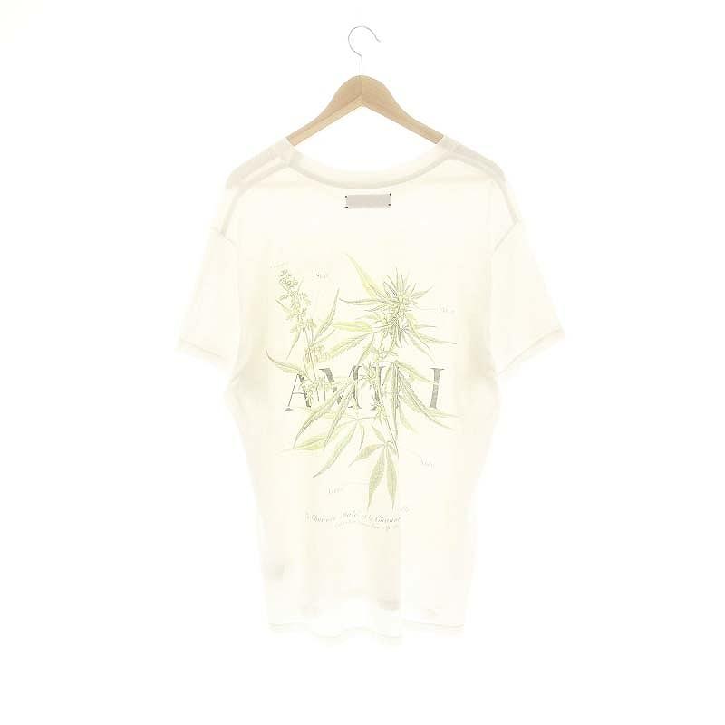 アミリ AMIRI ロゴプリントTシャツ M 白 黒 緑 /MI □OS □SH