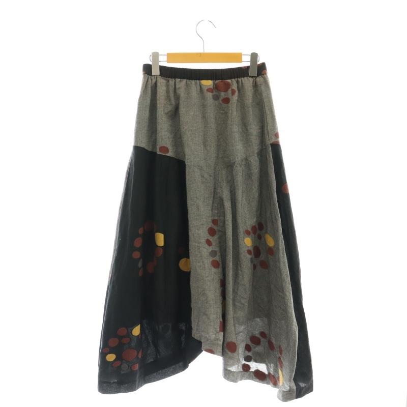 慈雨○フレアースカート40ブラック／センソユニコ てるちゃん