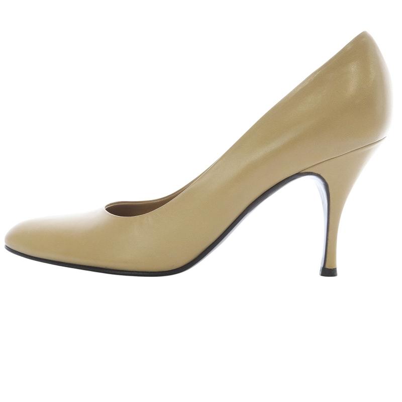 セルジオロッシ Sergio rossi パンプス ピンヒール レザー 38.5 べ  