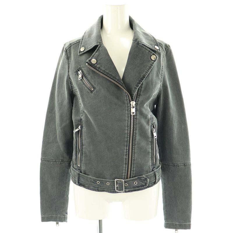 DIESEL（ディーゼル） デニムライダースジャケット ジップアップ XS