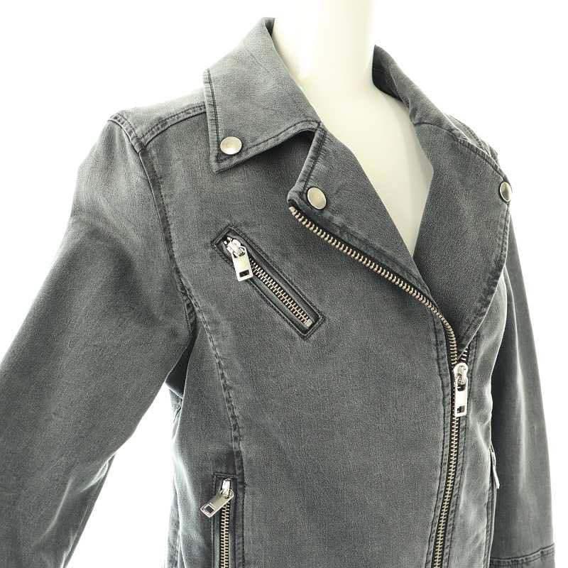ディーゼル DIESEL デニムライダースジャケット ジップアップ XS 