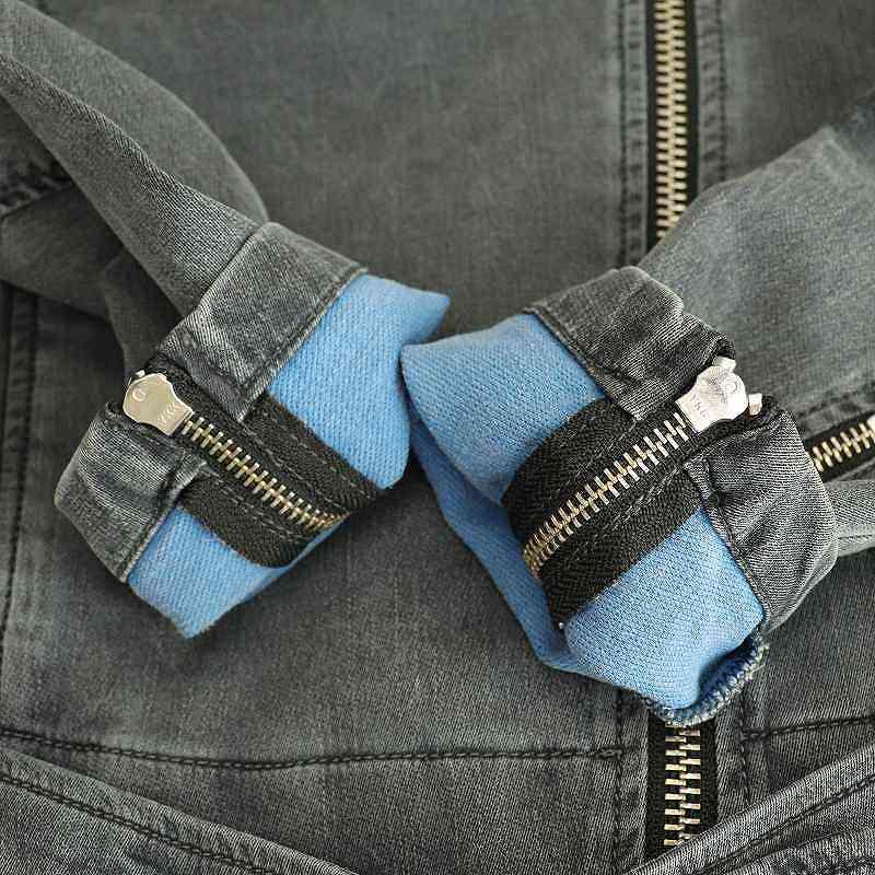 DIESEL（ディーゼル） デニムライダースジャケット ジップアップ XS