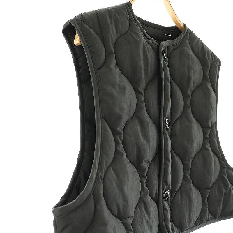 HYKE ベスト ハイク HYKE 23AW 17403 QUILTED CROPPED VEST ベスト 中綿