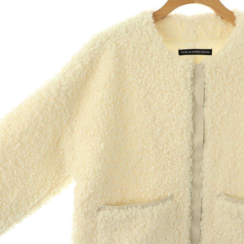 TSURU BY MARIKO OIKAWA エスメラルダ ジャケット ホワイト TSURU BY MARIKO OIKAWA エスメラルダ ジャケット ホワイト TSURU BY
