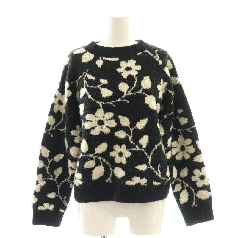 ZARA（ザラ） キッズ 花柄 ラインストーン ニット セーター 長袖 164