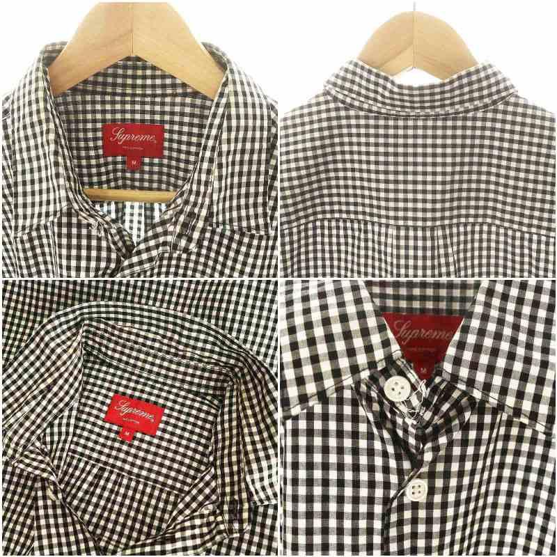 SUPREME ギンガムチェックシャツ 中古・古着通販】SUPREME (シュプリーム) ボタンダウンギンガム