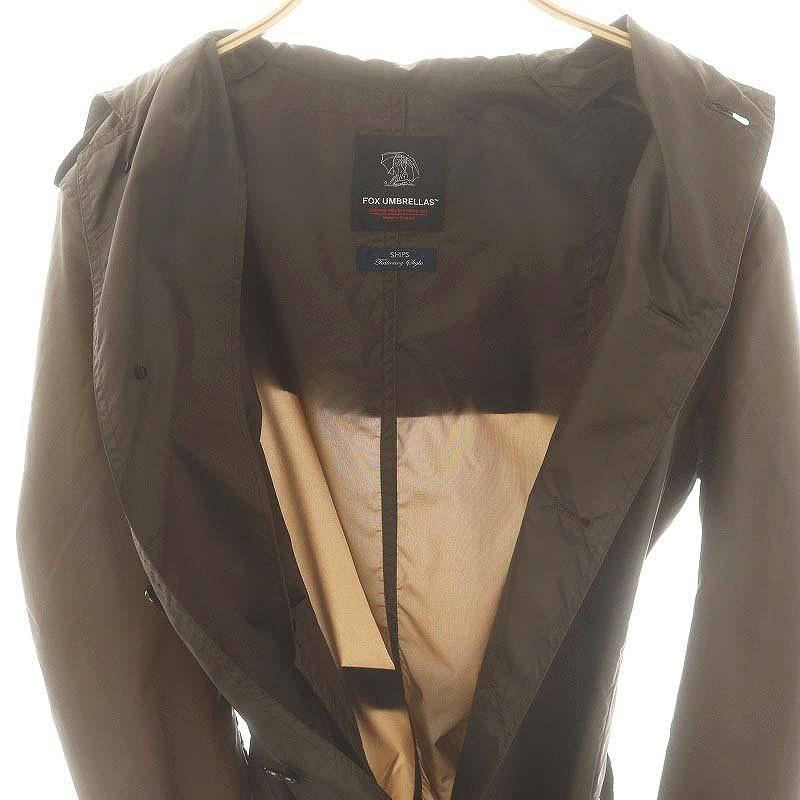 フォックスアンブレラズ Foxumbrellas ナイロンフーディコート ロング