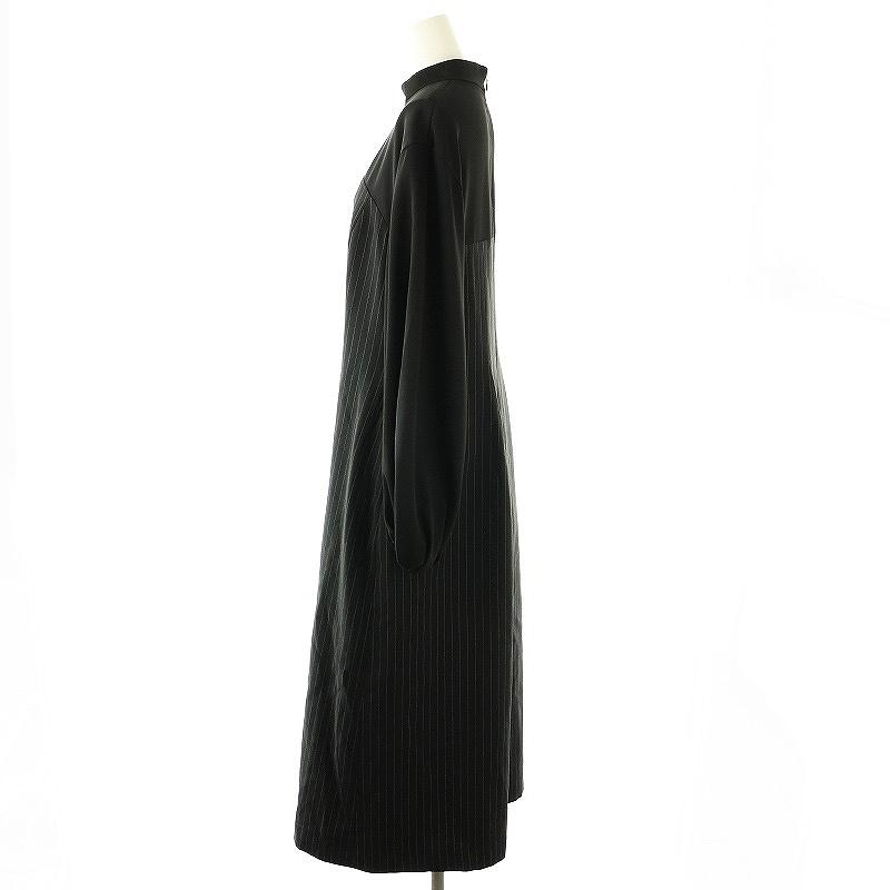 アドーア ADORE 24AW クリアストライプワンピース ロング 長袖