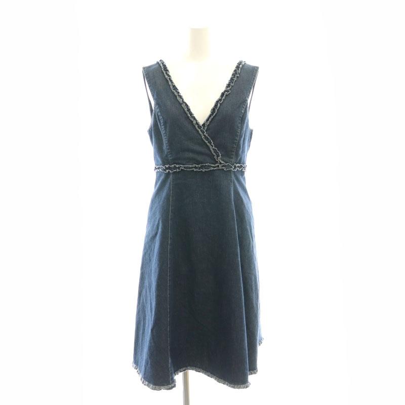 ♡専用です♡エムズグレイシー♡2023年♡デニムライクジップワンピース  