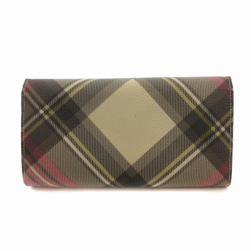 Vivienne Westwood 長財布 ピンクチェック 356Vivienne Westwood