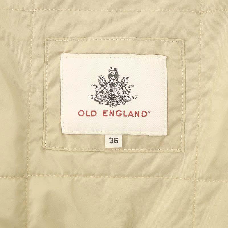 オールドイングランド OLD ENGLAND ダッフルコート 中綿 36 ブルー /HK