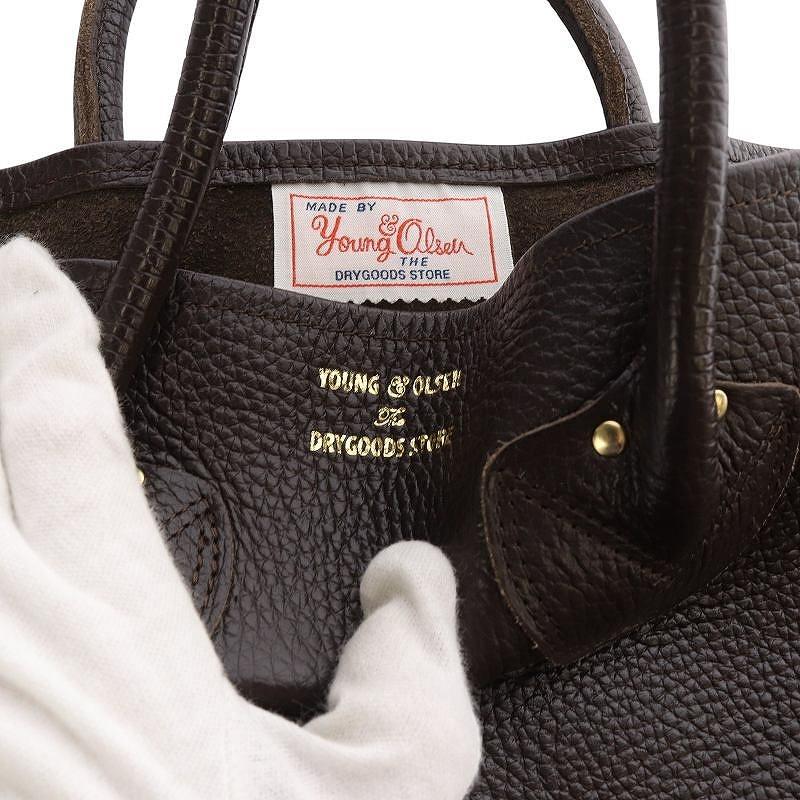 ヤングアンドオルセン YOUNG & OLSEN エンボスレザートートバッグM