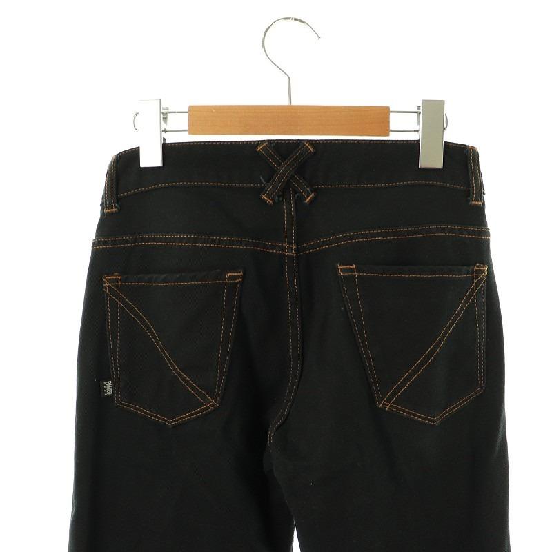 パメオポーズ PAMEO POSE Psychedelic Pants Black フレアパンツ 