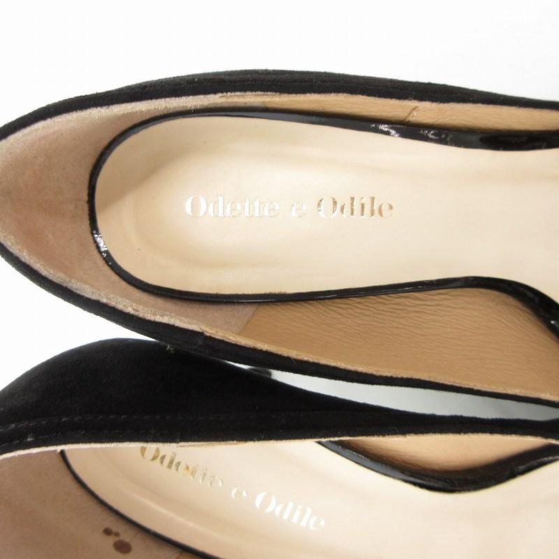オデットエオディール Odette e Odile アローズ パンプス スエード