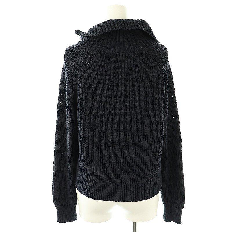 アナイ ANAYI 25SS アシメカラーラグラン プルオーバー ニット