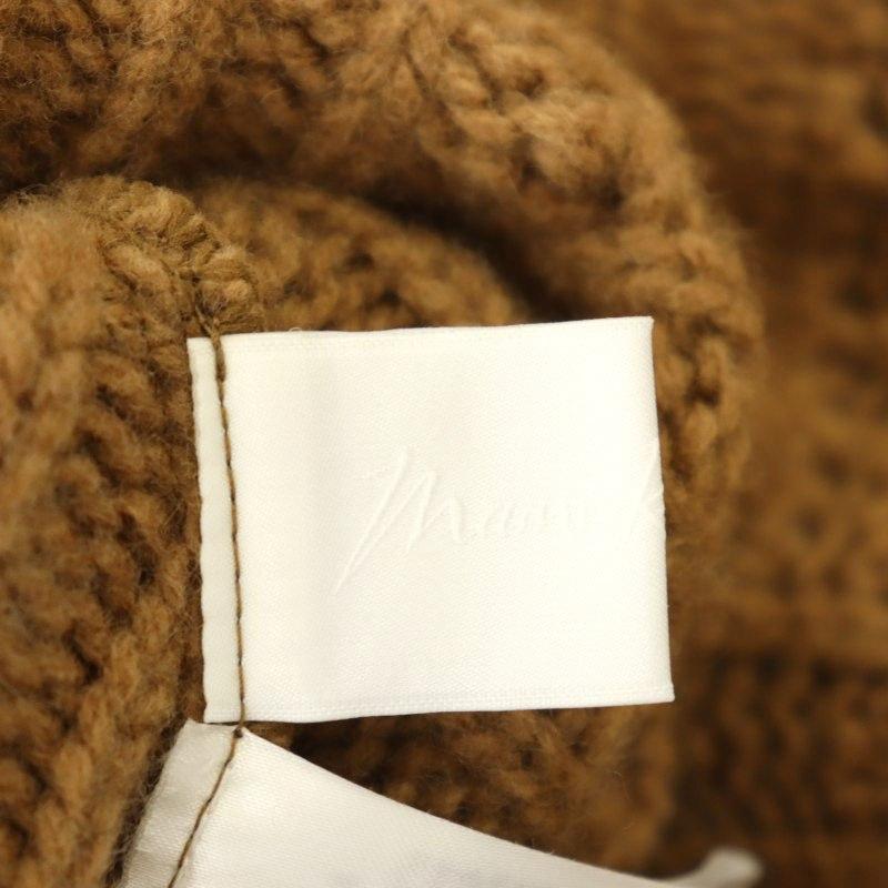 マメクロゴウチ Mame Kurogouchi 23AW Basket Motif Cable Stitch