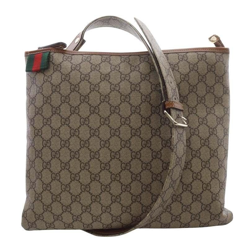 GUCCI】ショルダーバッグシェリーラインGGスプリームブラウン