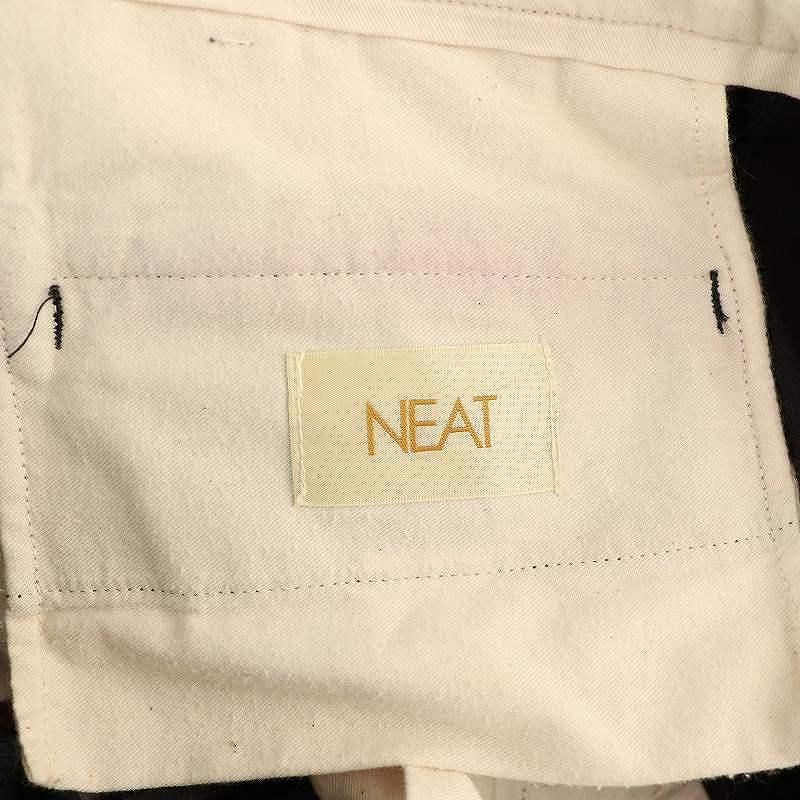 ニート NEAT 1タックチノパンツ テーパード 42 ブラック /HK □OS □SH