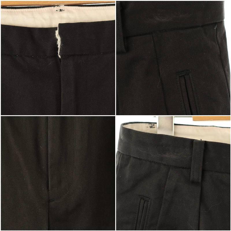 ニート NEAT 1タックチノパンツ テーパード 42 ブラック /HK □OS □SH