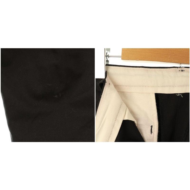 ニート NEAT 1タックチノパンツ テーパード 42 ブラック /HK □OS □SH