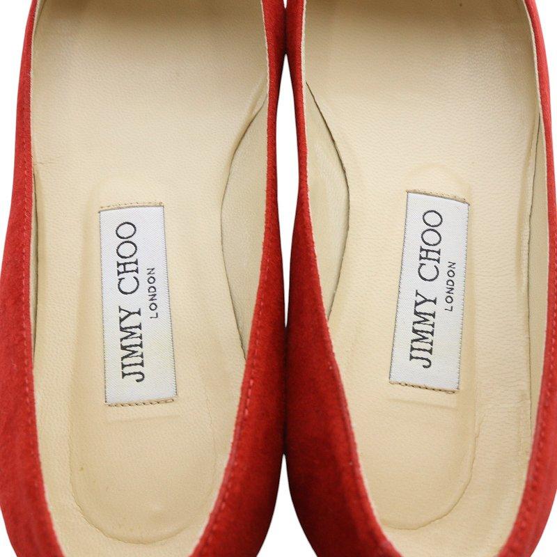 【美品 36】ジミーチュウ　フラットシューズ　パンプス　レース　ポインテッドトゥ ジミー チュウ“フローラルレース”のポインテッドトゥパンプス