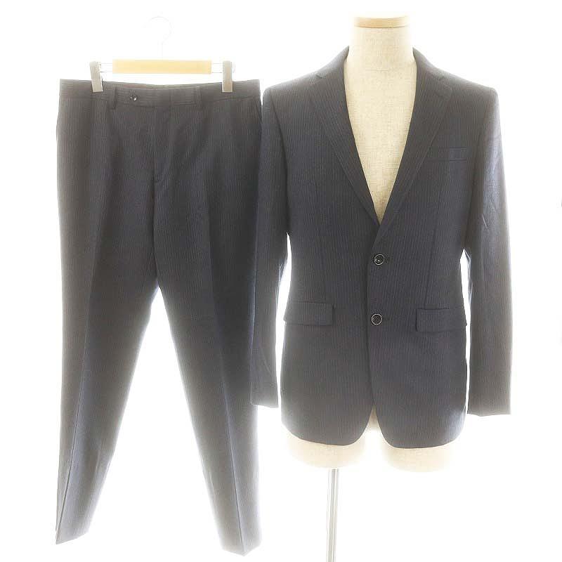 スーツセレクト SUIT SELECT セットアップ ウールストライプスーツ