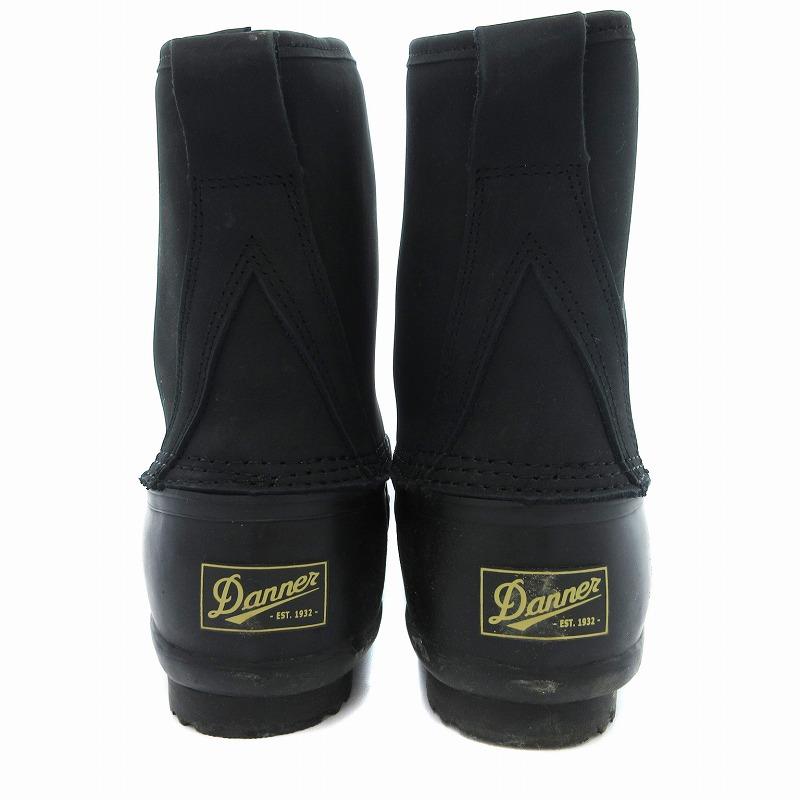 ダナー DANNER SLUSHER PULL ON ショートブーツ ラバー ロゴ US8