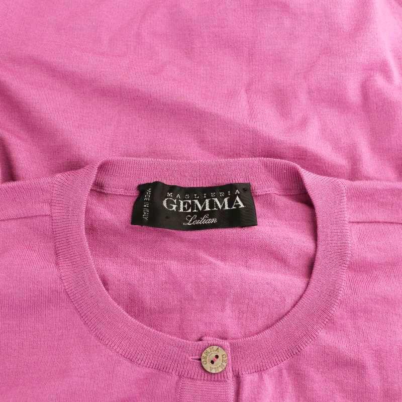 レリアン 13+ アンサンブル GEMMA カーディガン 半袖トップス XL ジェンマ アンサンブル トップス カーディガン 半袖ニット