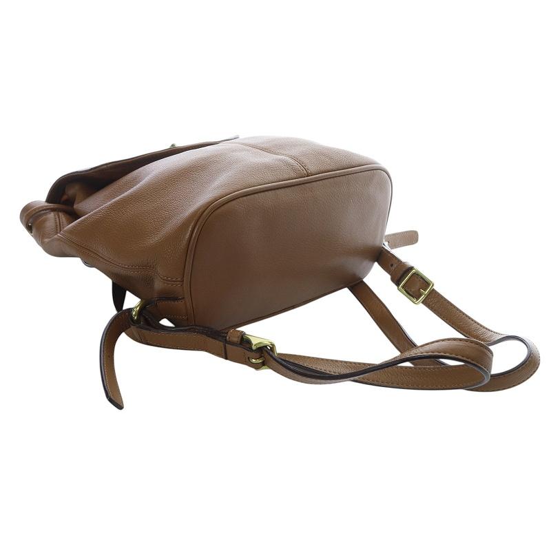 COACH（コーチ） レザーリュックサック デイパック レザー 茶色