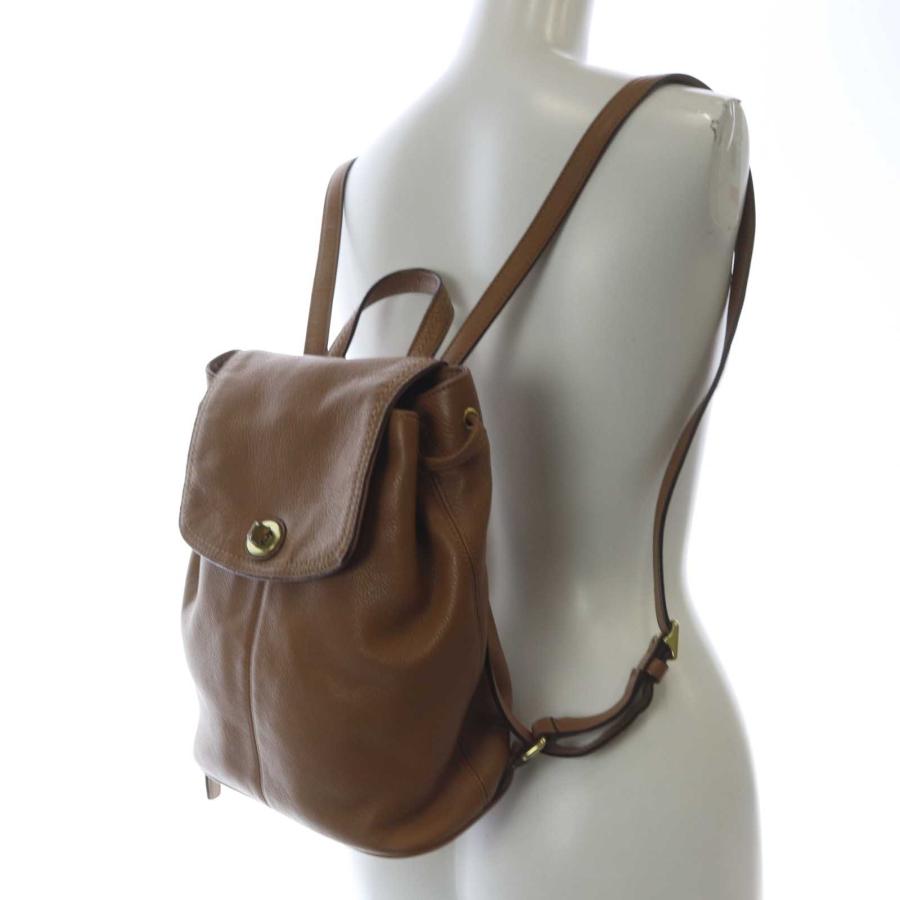 COACH（コーチ） レザーリュックサック デイパック レザー 茶色