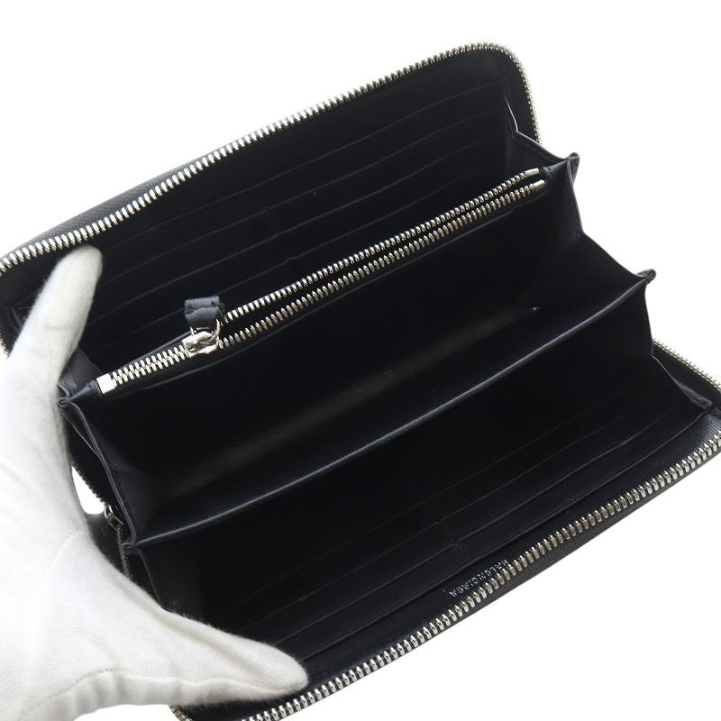 BALENCIAGA（バレンシアガ） ロゴデザイン ラウンドジップ 長財布 ロゴ