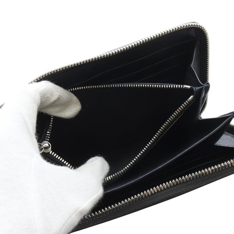 BALENCIAGA（バレンシアガ） ロゴデザイン ラウンドジップ 長財布 ロゴ