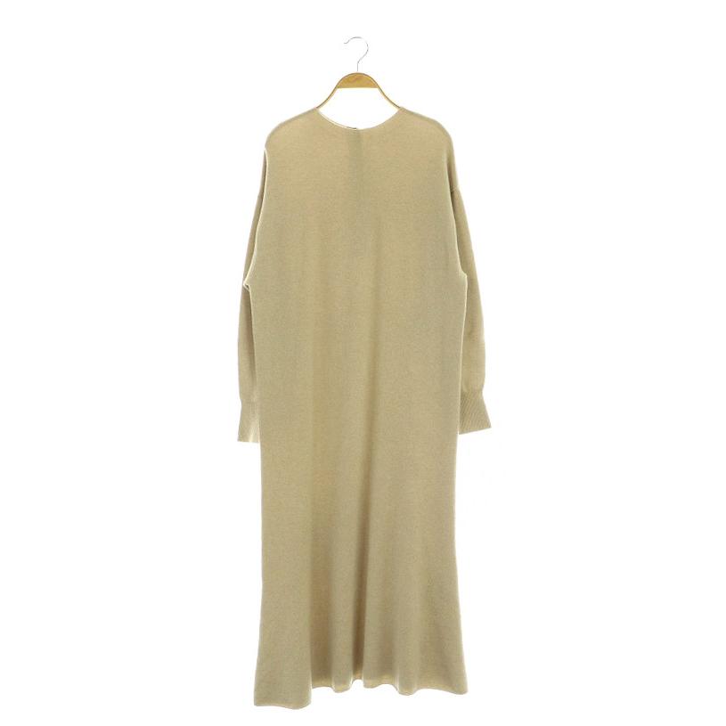 プラージュ Plage 19AW semi flare ニットワンピース ロング 長袖 2WAY